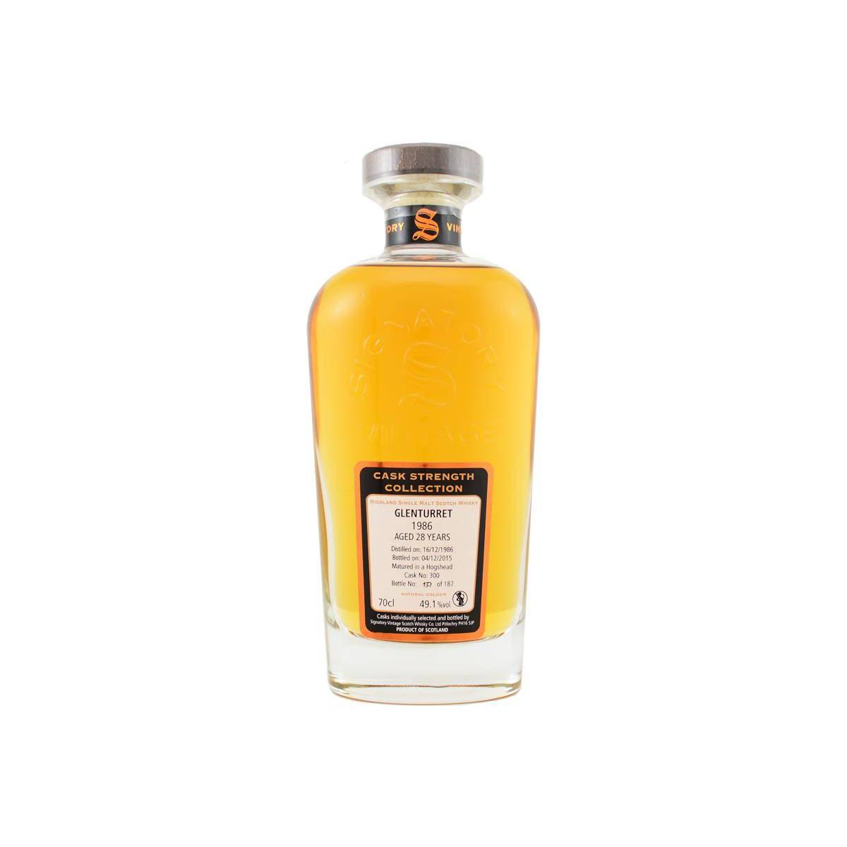 The Glenturret Cask Strength Collection 1986 28 Years Single Malt Whisky