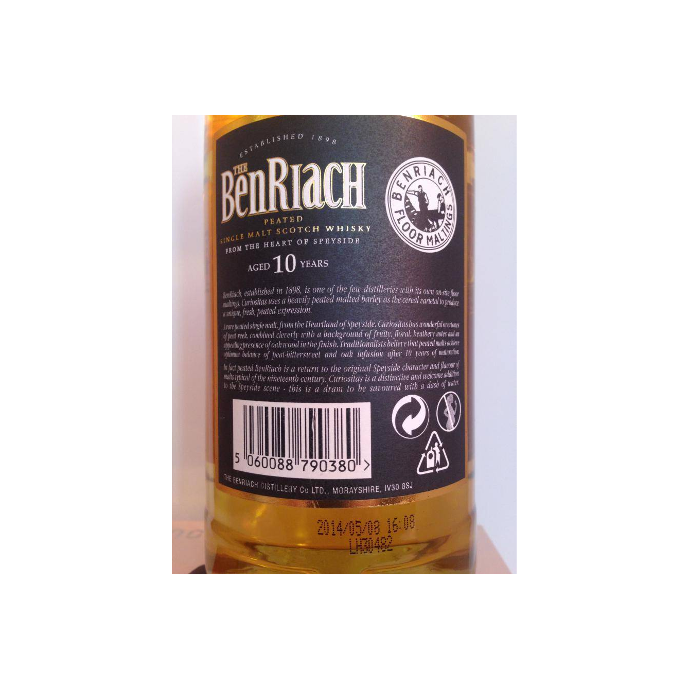 BenRiach 10 Years Single Malt Whisky 3