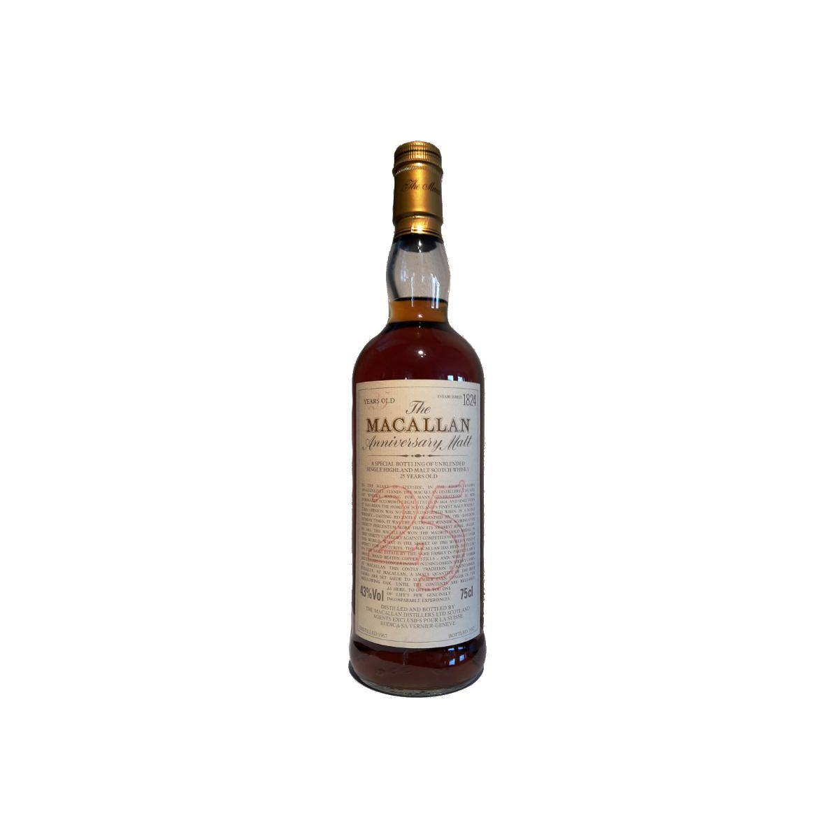 The Macallan 1967 25 Years Single Malt Whisky