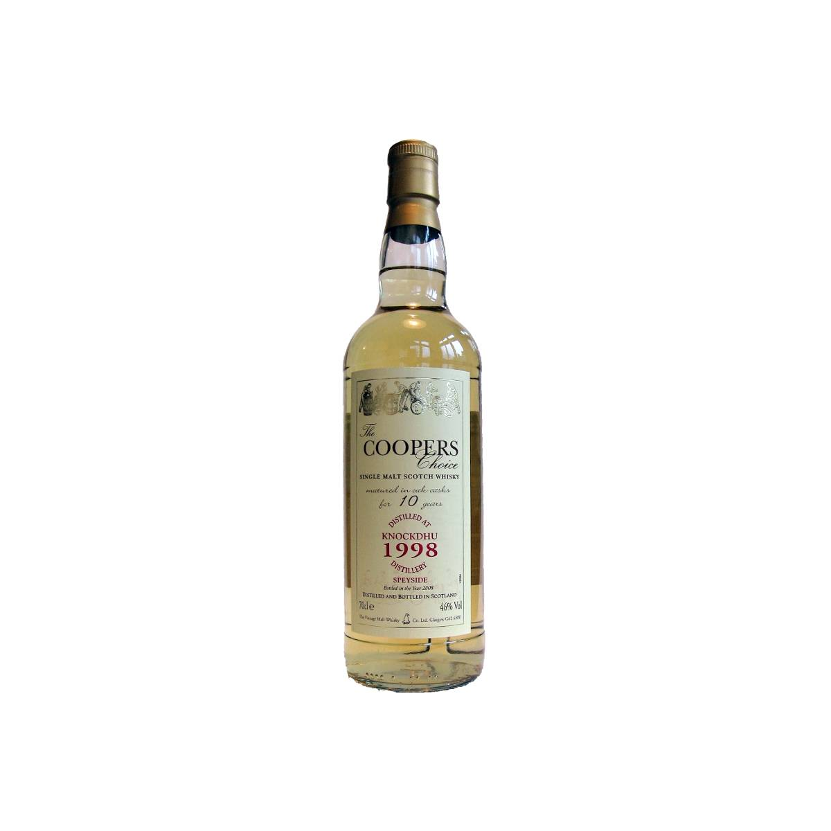 The Knockdhu The Cooper's Choice 1998 10 Years Single Malt Whisky