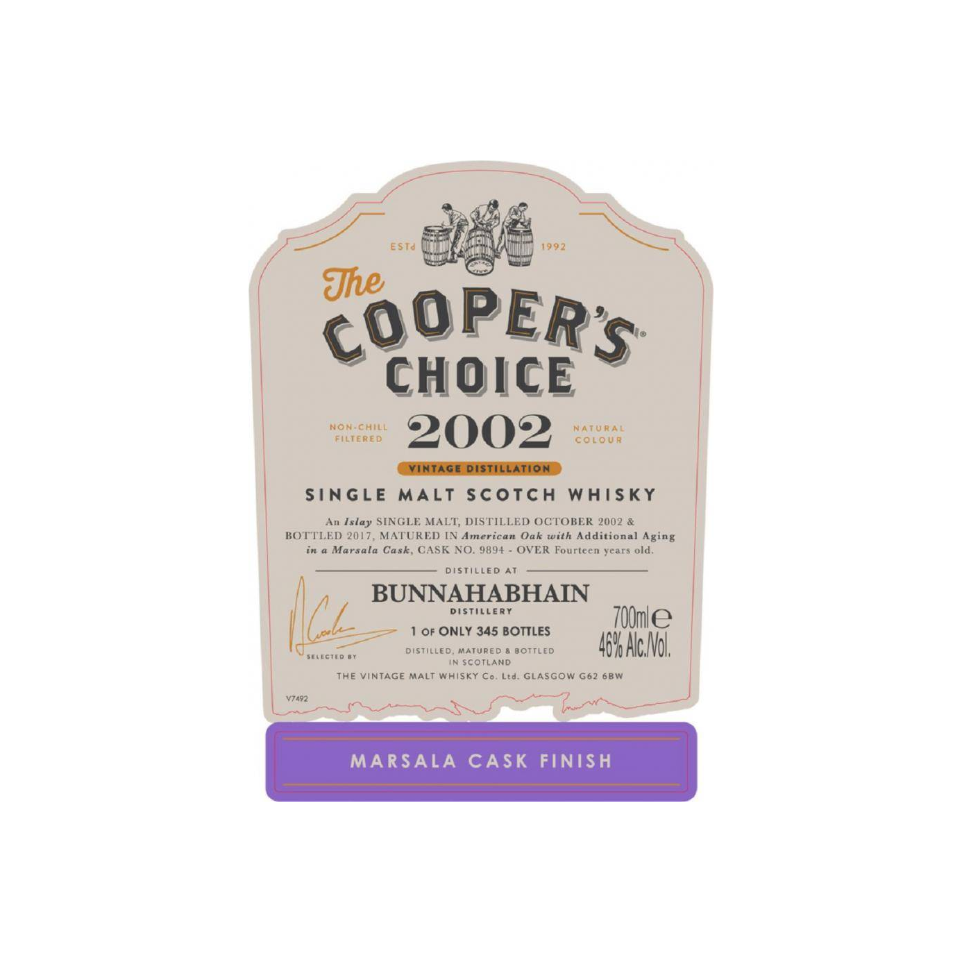 Bunnahabhain The Cooper's Choice 2002 14 Years Single Malt Whisky 3