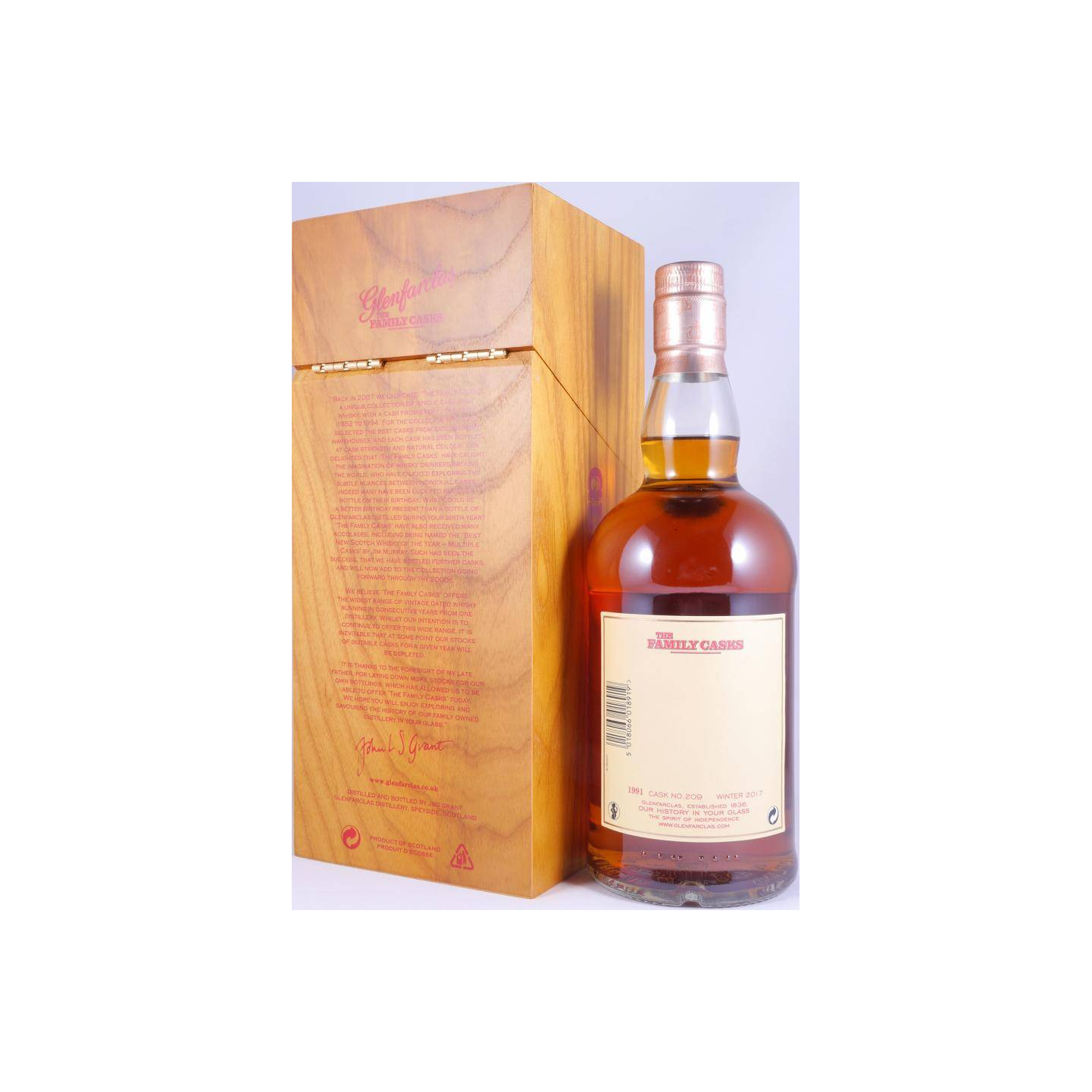 Glenfarclas 1991 26 Years Single Malt Whisky 3