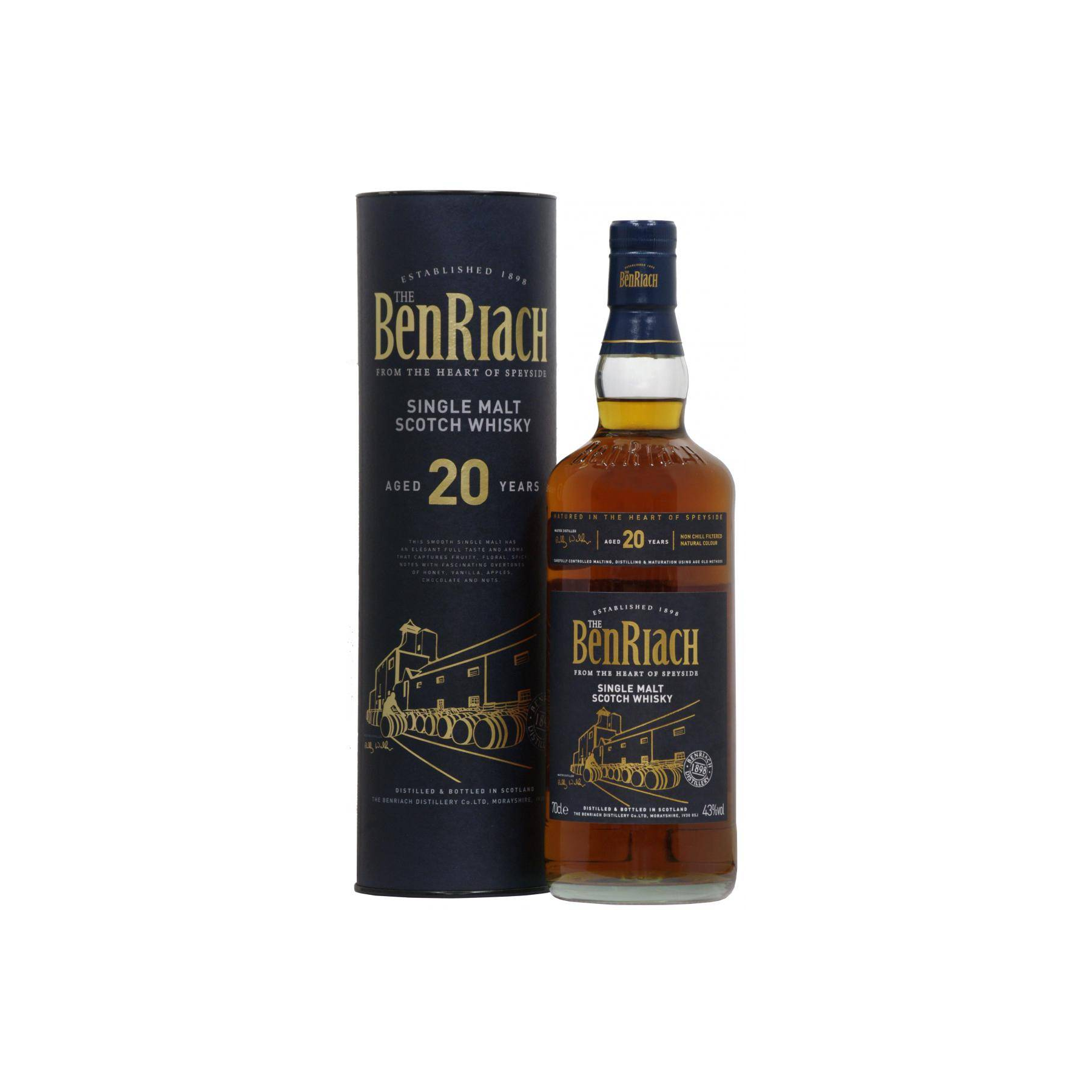 BenRiach 20 Years Single Malt Whisky 2