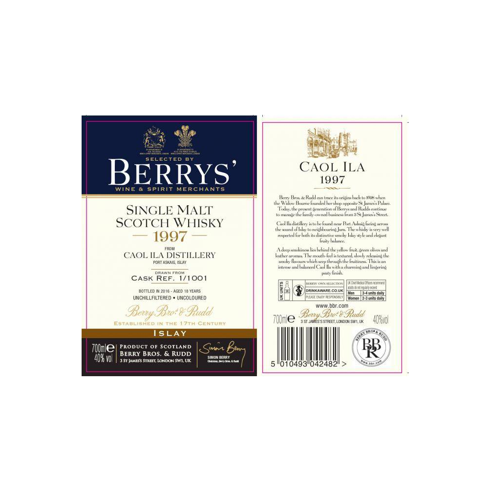 Caol Ila 1997 18 Years Single Malt Whisky 2