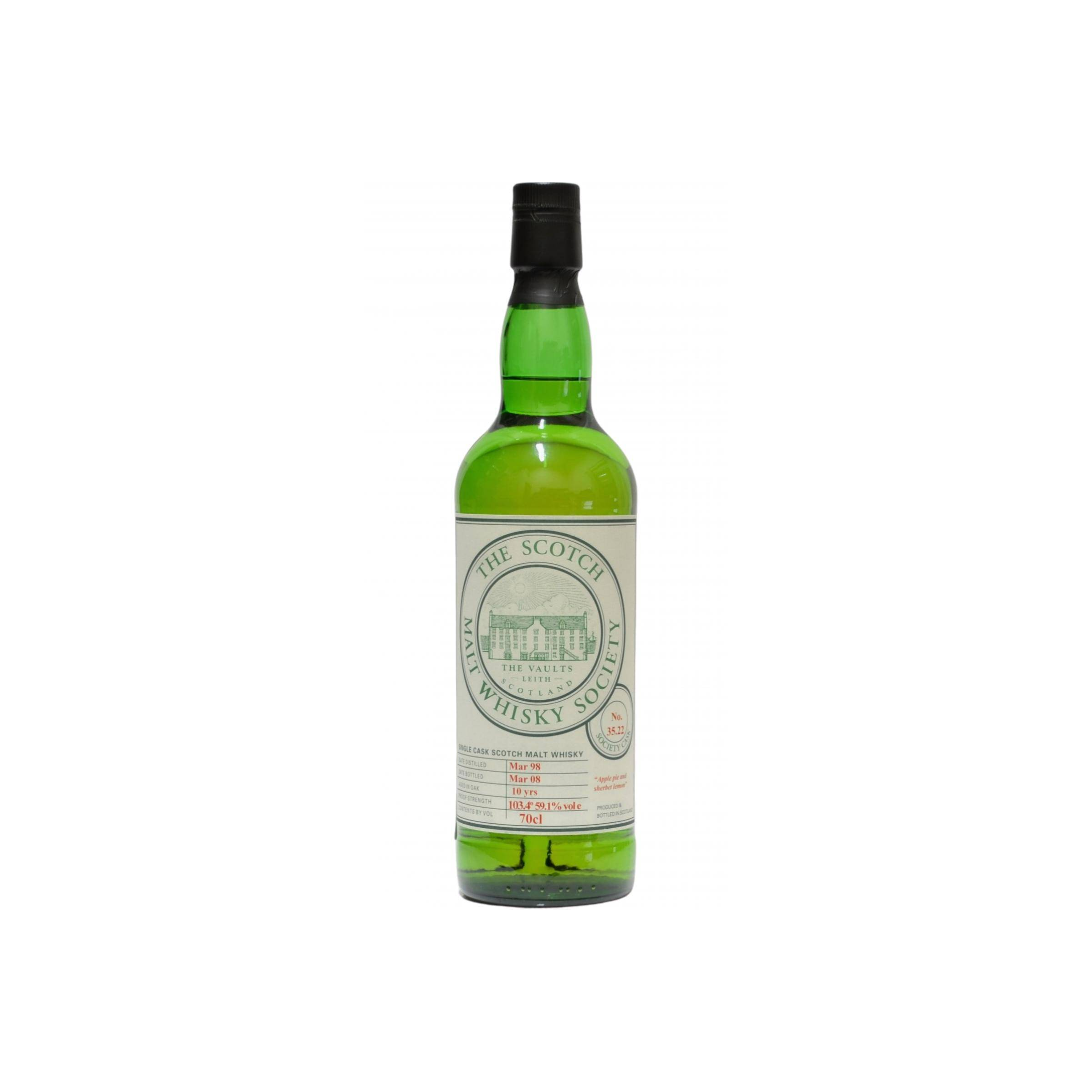 The Scotch Malt Whisky Society 1998 10 Years Single Malt Whisky