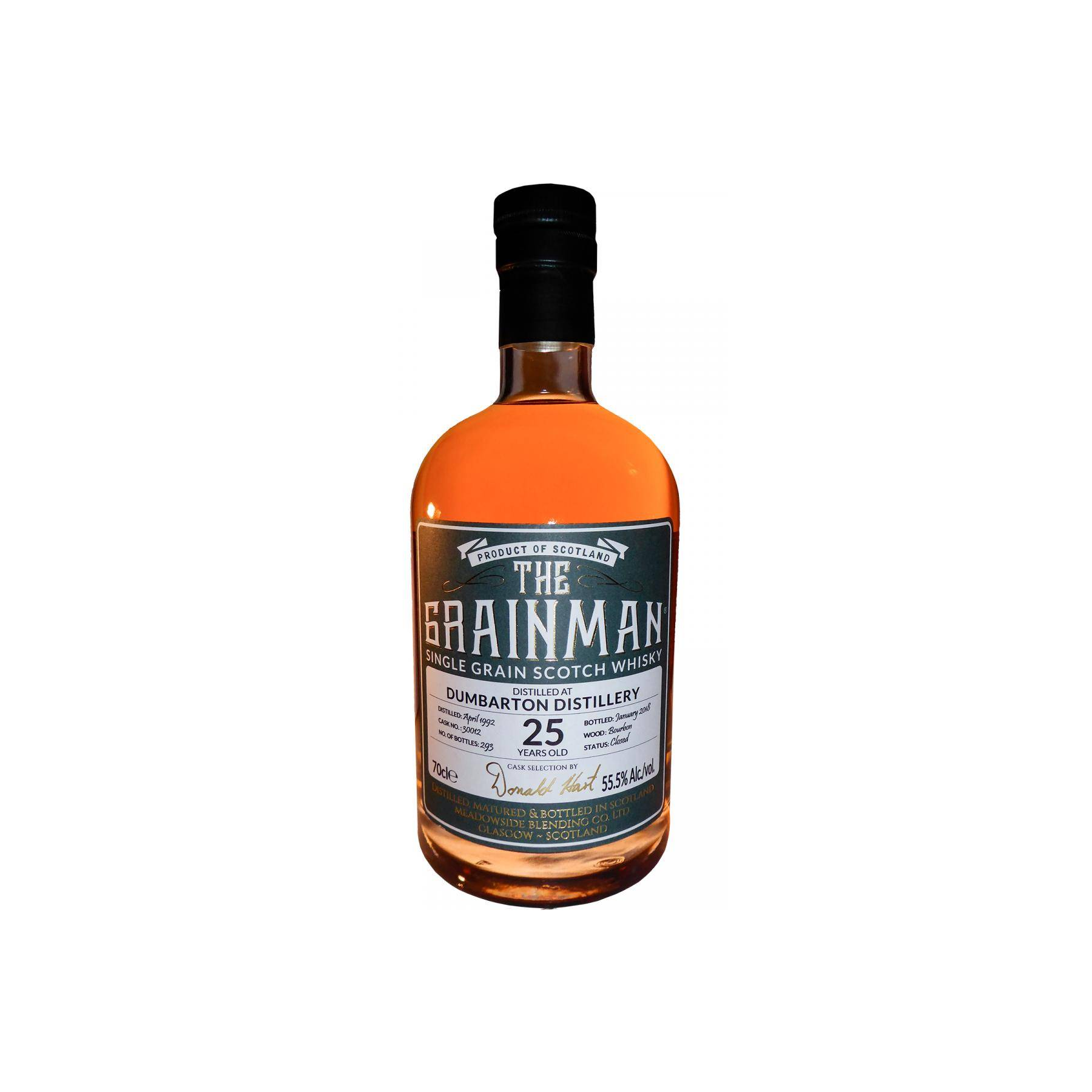 Dumbarton 1992 25 Years Single Grain Whisky