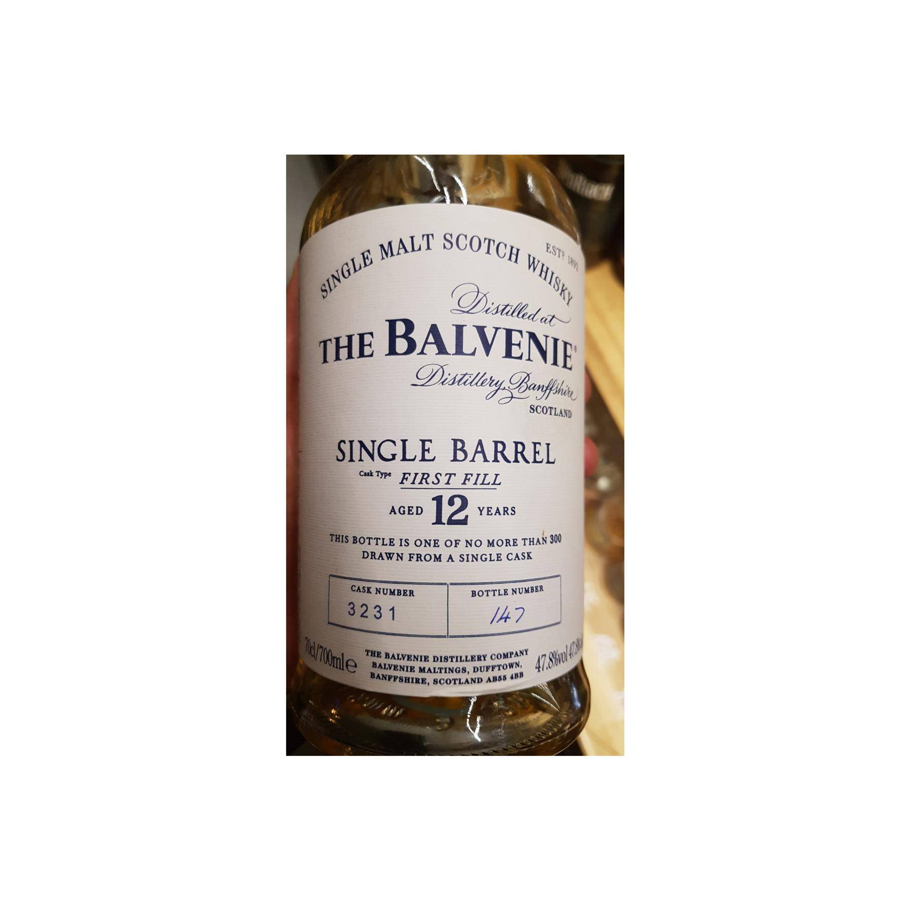 The Balvenie Single Cask 12 Years Single Malt Whisky