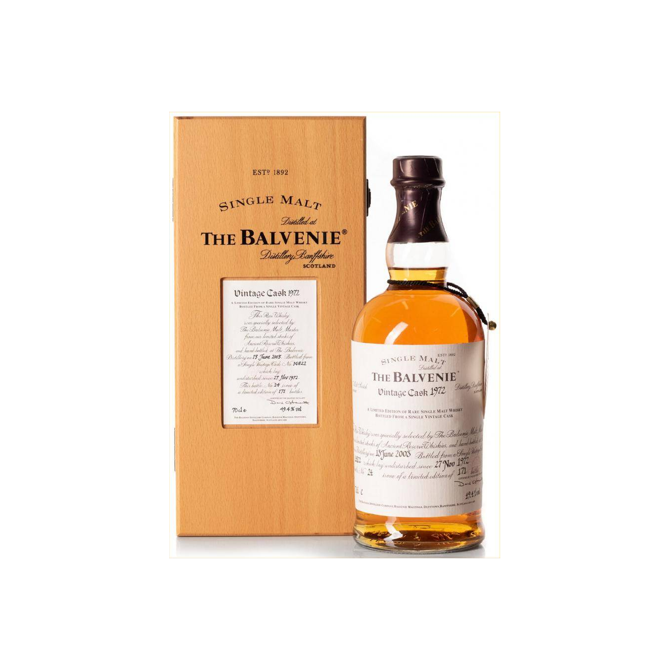 The Balvenie 1972 30 Years Single Malt Whisky 3