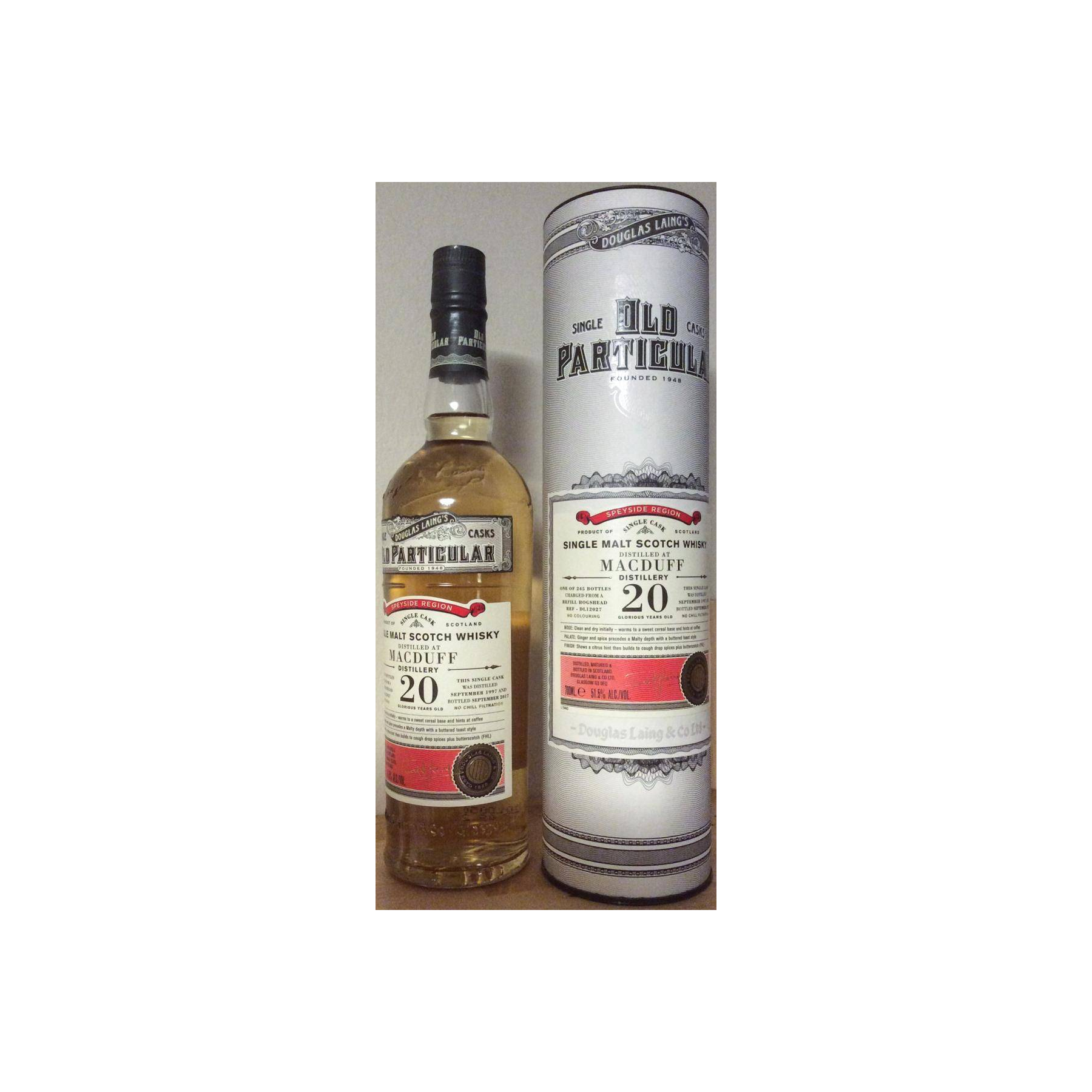 Macduff Old Particular 1997 20 Years Single Malt Whisky 2