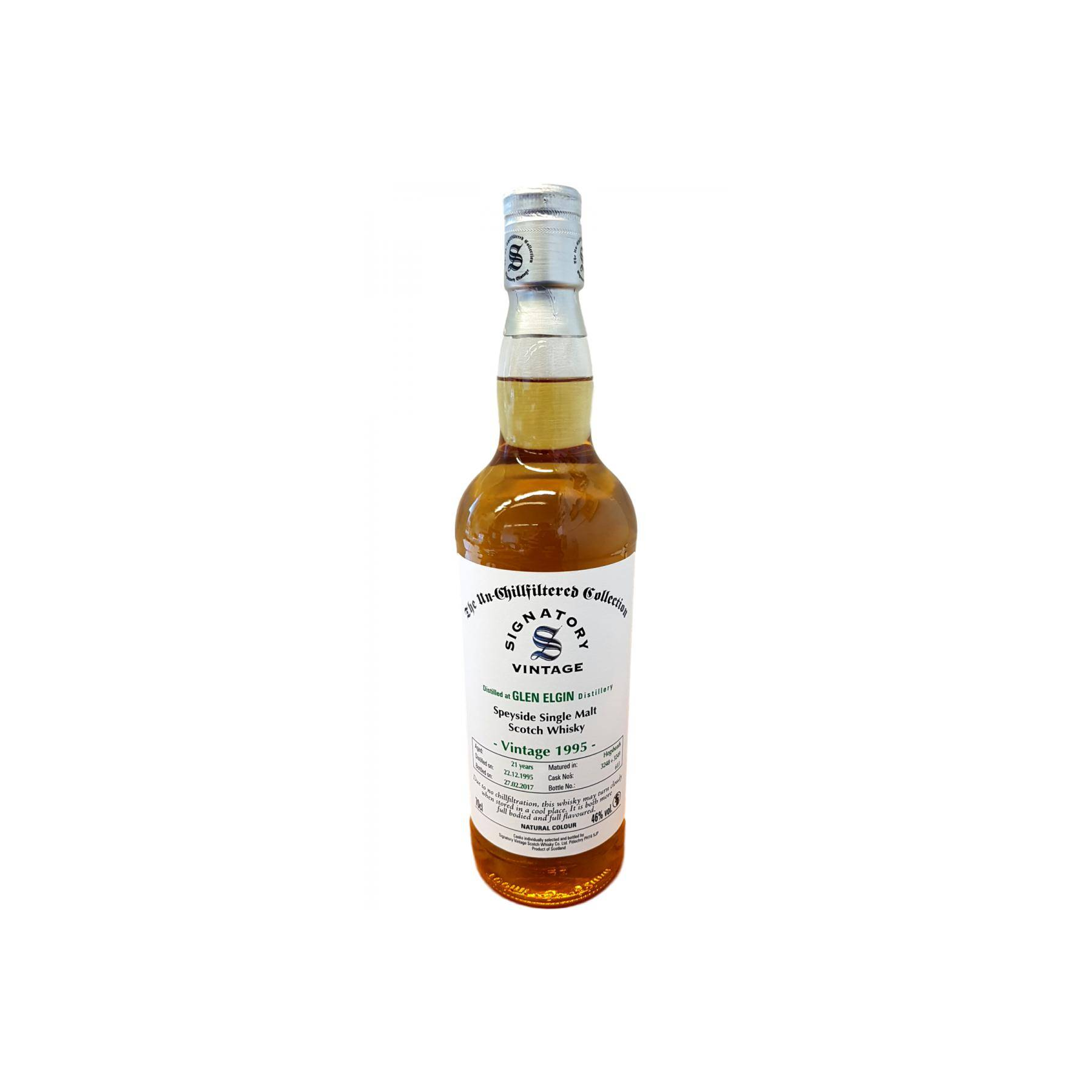 Glen Elgin The Un-Chillfiltered Collection 1995 21 Years Single Malt Whisky 2