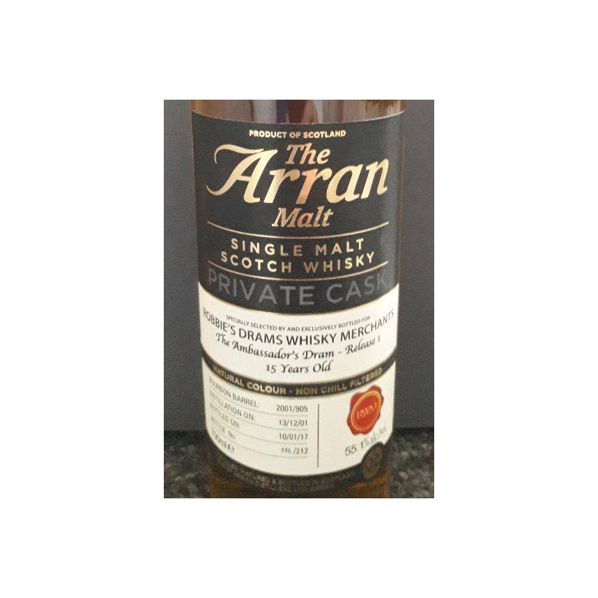 Arran 2001 15 Years Single Malt Whisky 3