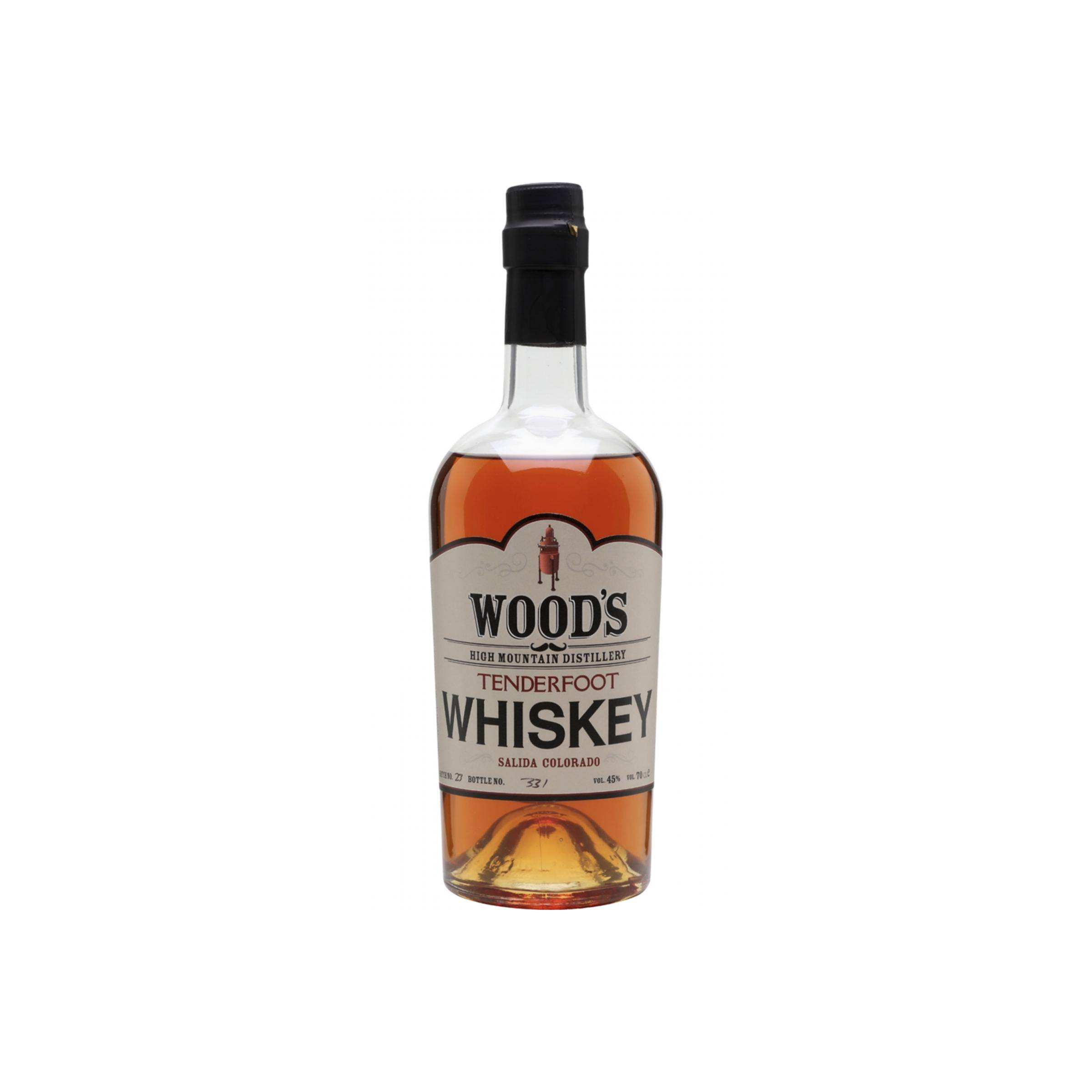 Wood's Tenderfoot Whiskey