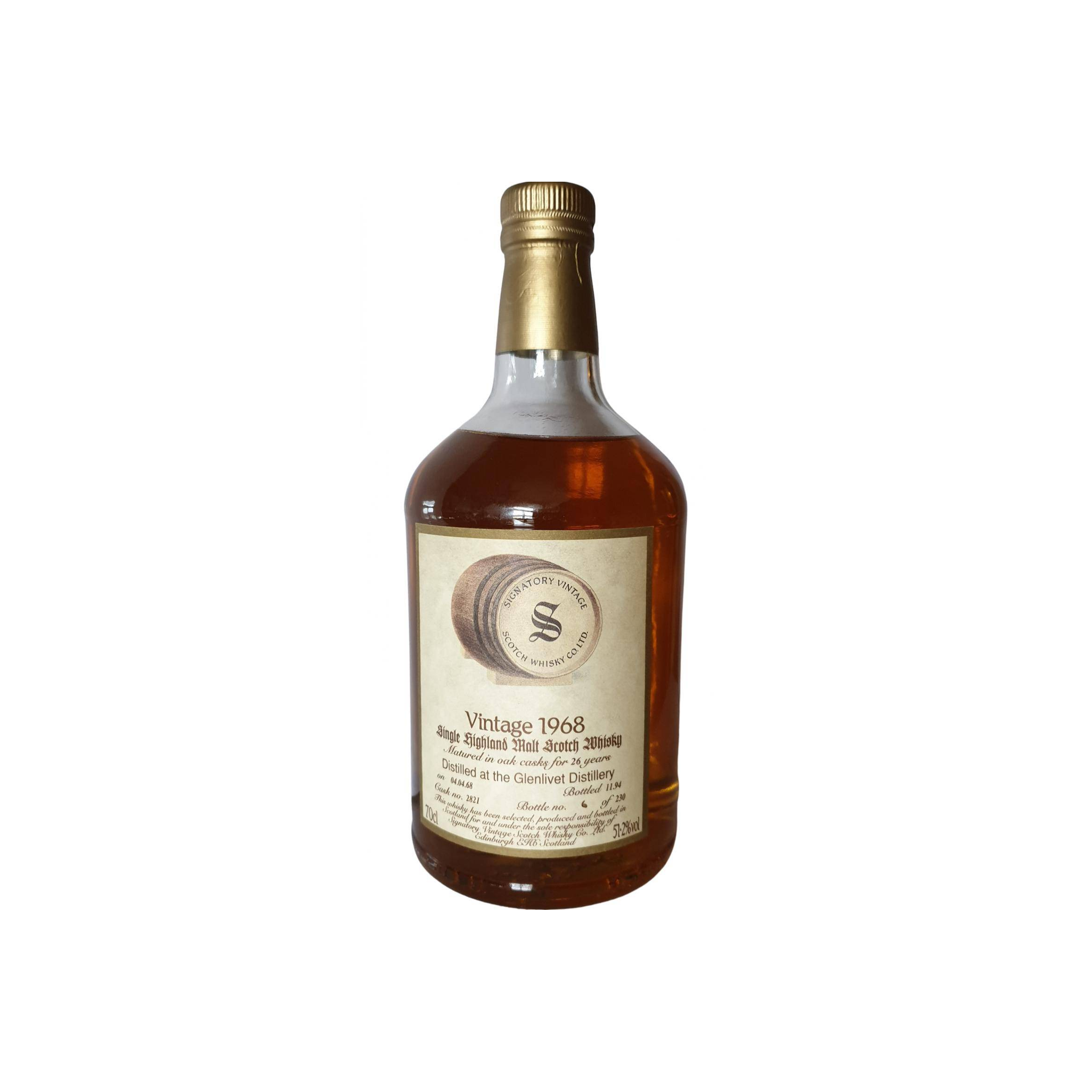 The Glenlivet Vintage Collection - Dumpy 1968 26 Years Single Malt Whisky