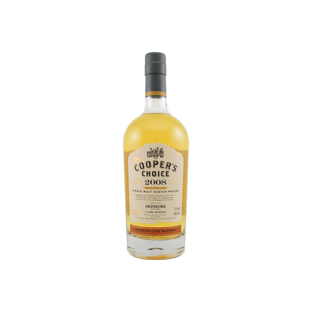 Ardmore The Cooper's Choice 2008 8 Years Single Malt Whisky