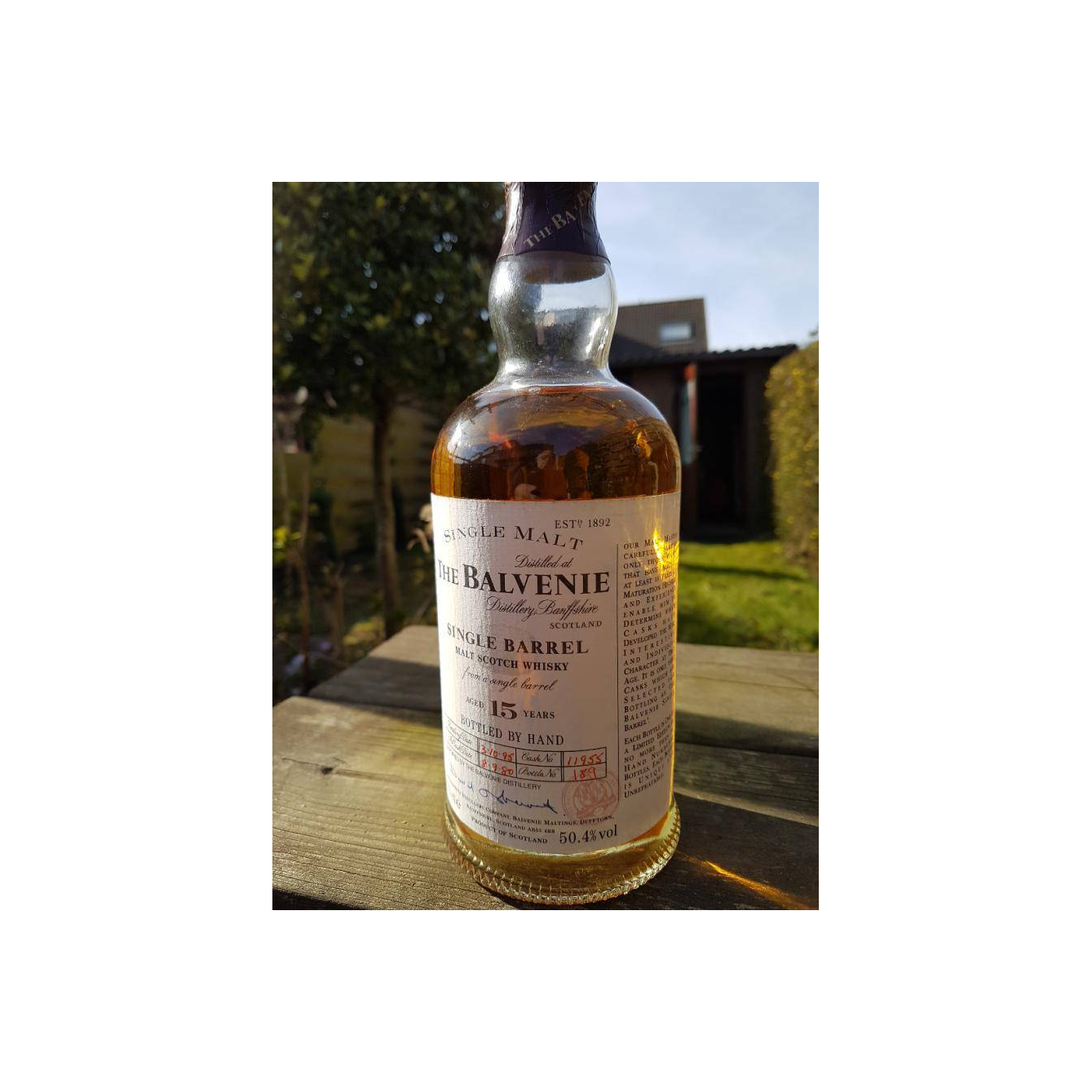 The Balvenie Single Cask 1980 15 Years Single Malt Whisky