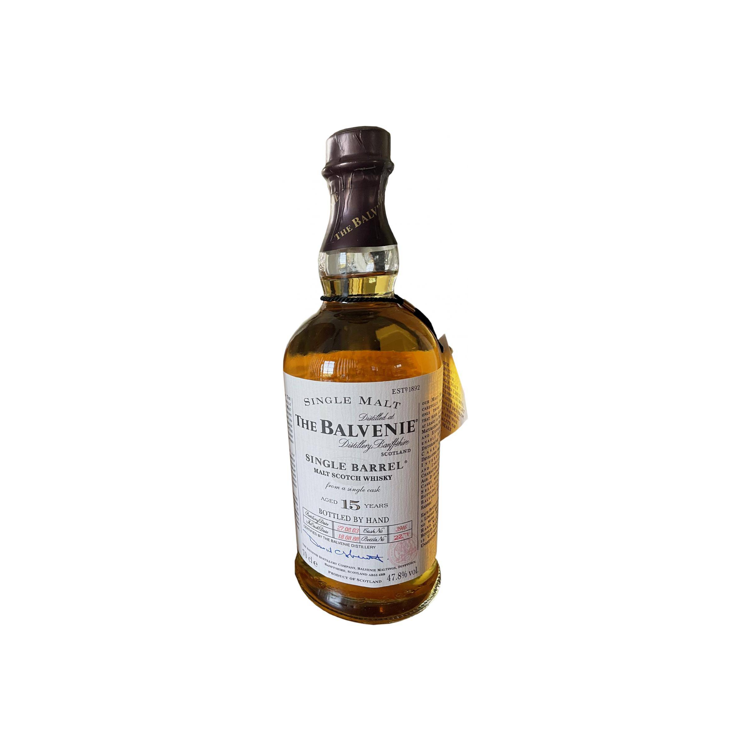 The Balvenie Single Cask 1988 15 Years Single Malt Whisky
