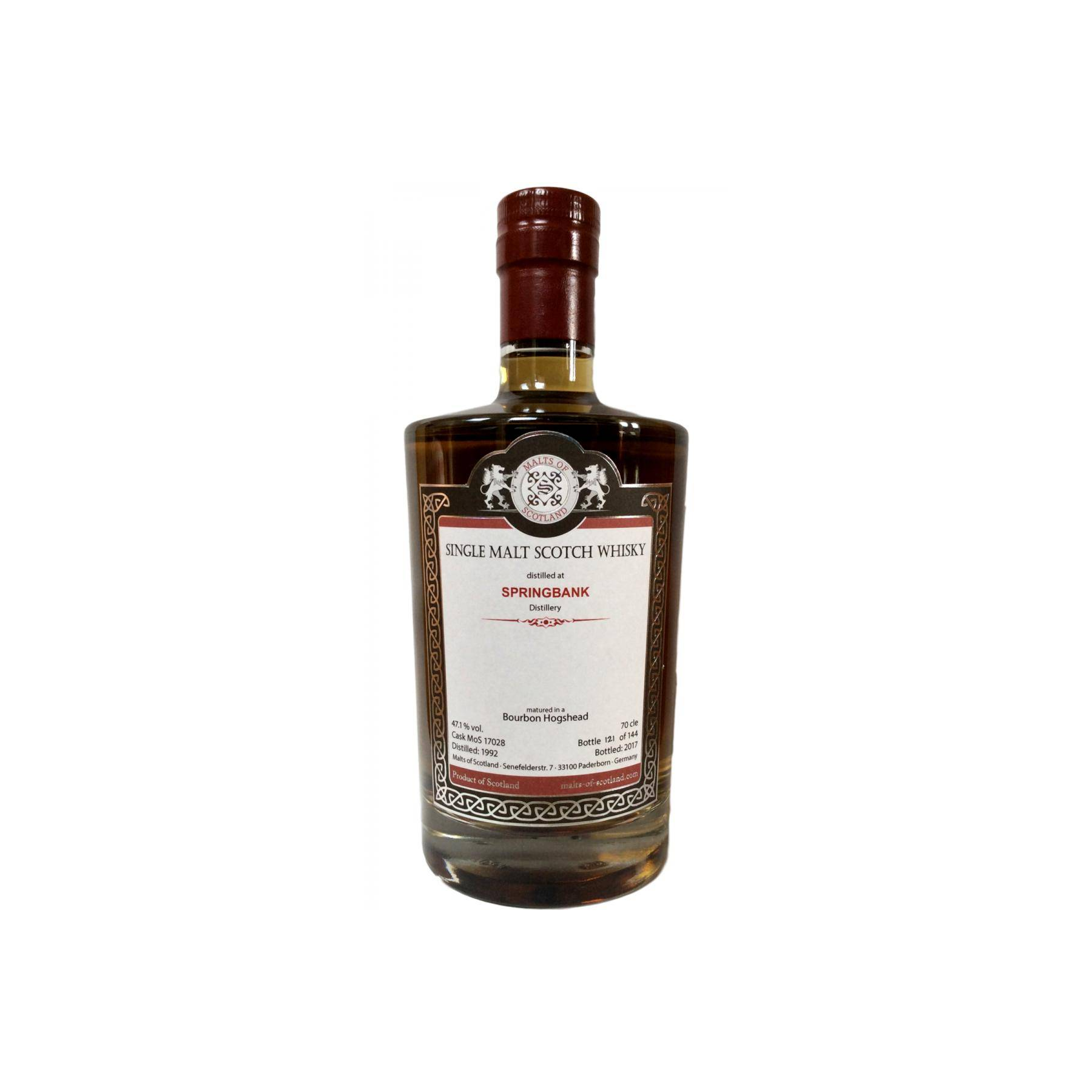 Springbank 1992 25 Years Single Malt Whisky
