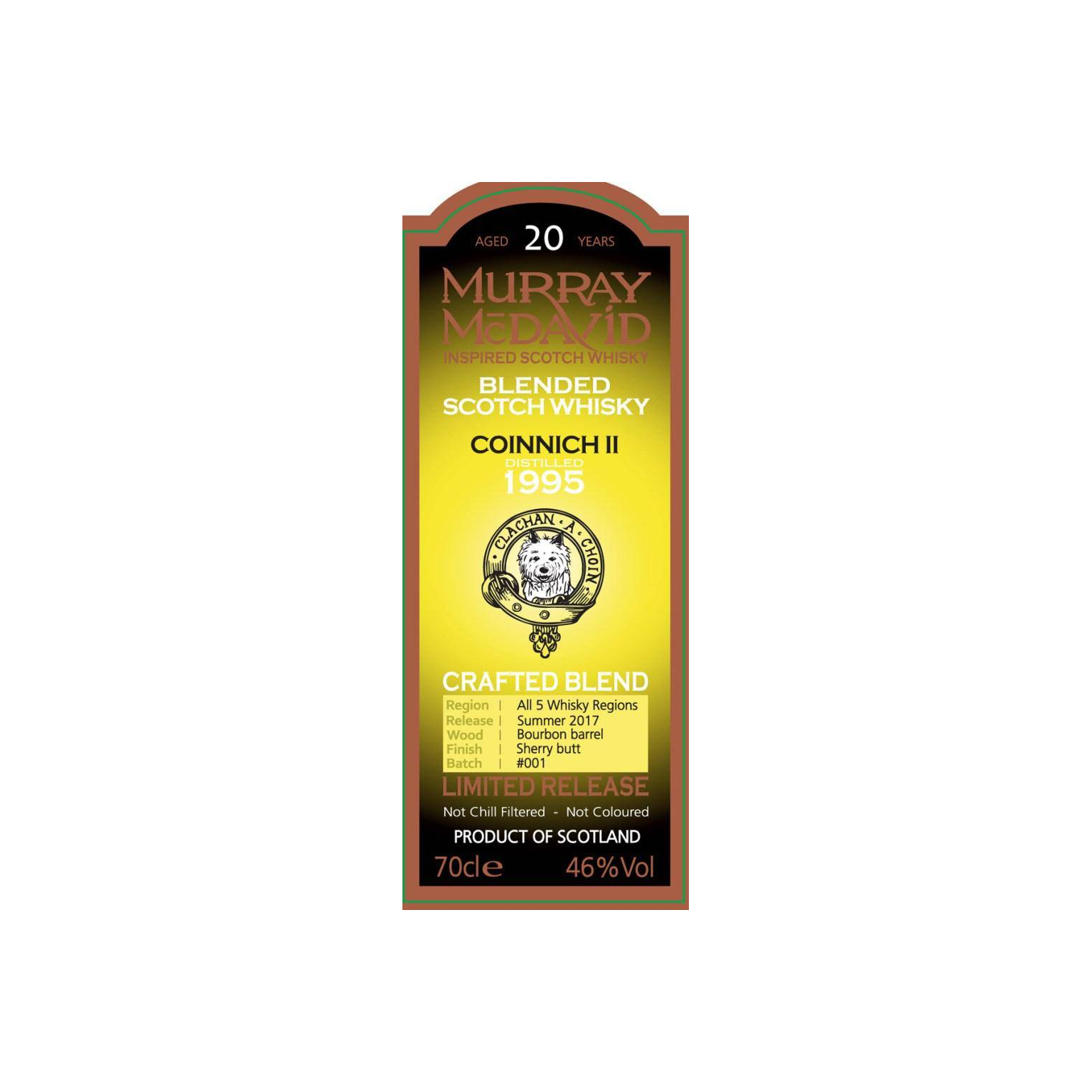 Murray McDavid 1995 20 Years Blended Whisky 3
