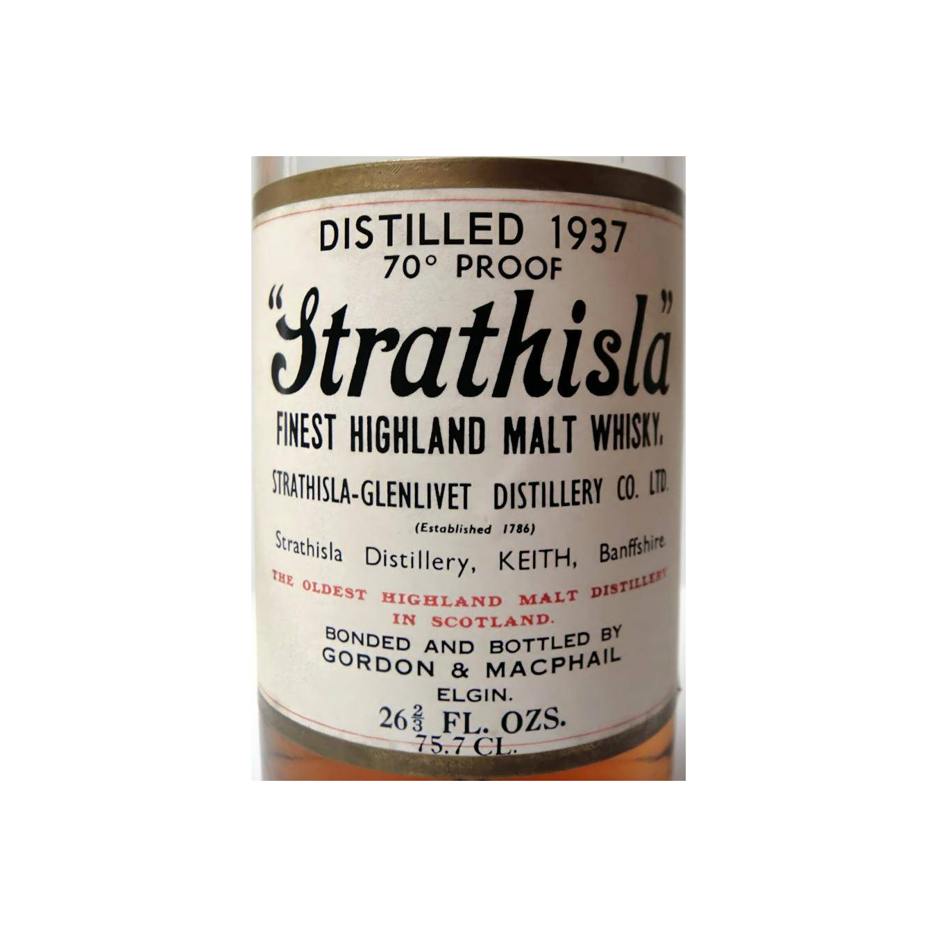 Strathisla Licensed Bottling 1937 38 Years Single Malt Whisky 3