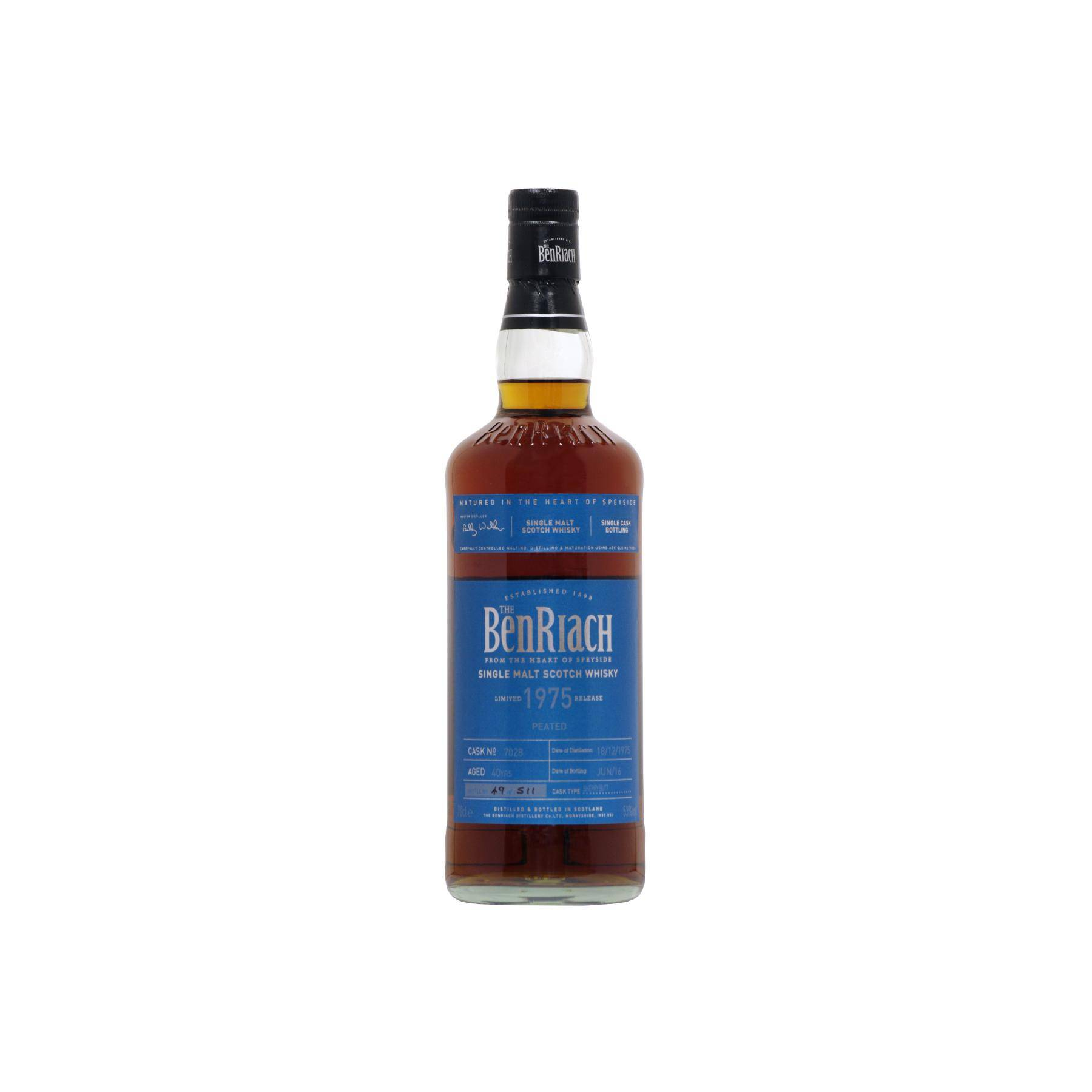 BenRiach 1975 40 Years Single Malt Whisky