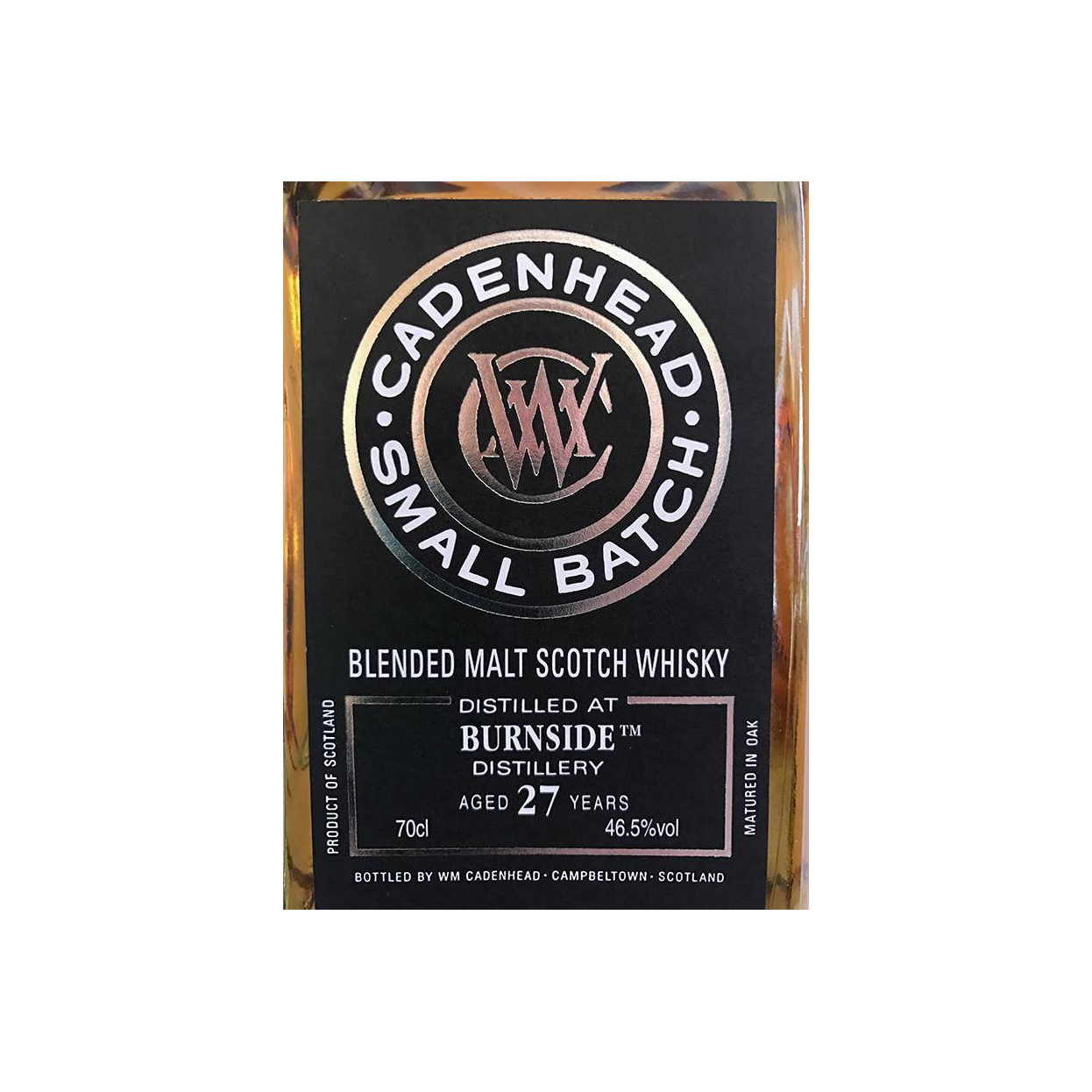 Cadenhead Small Batch 1989 27 Years Blended Malt Whisky 3