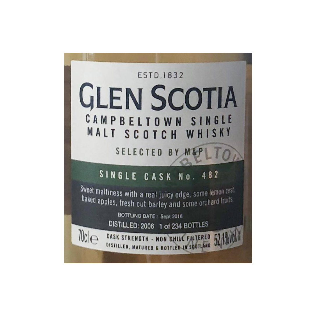 Glen Scotia 2006 10 Years Single Malt Whisky
