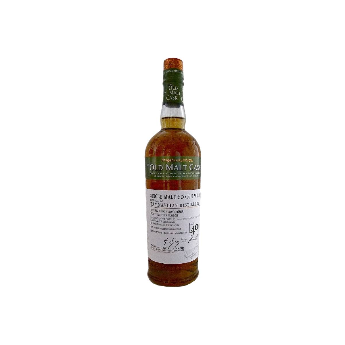 Tamnavulin Old Malt Cask 1968 40 Years Single Malt Whisky