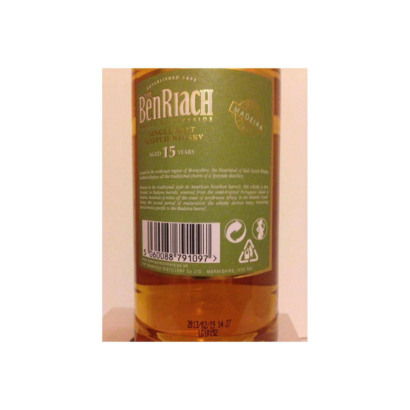 BenRiach 15 Years Single Malt Whisky