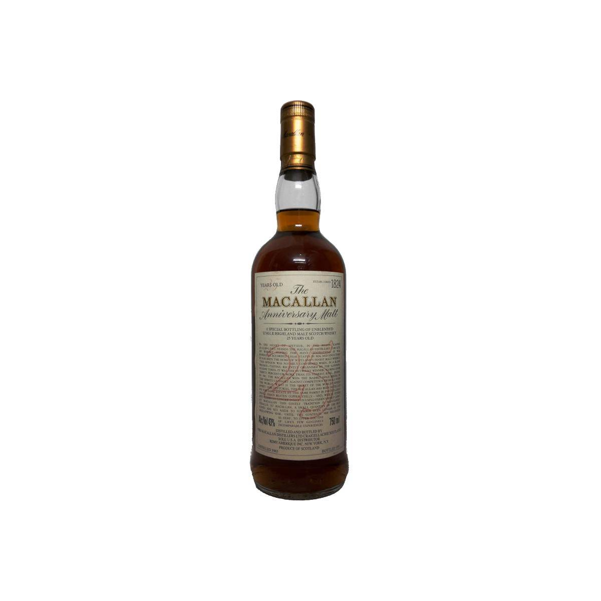 The Macallan 1965 25 Years Single Malt Whisky