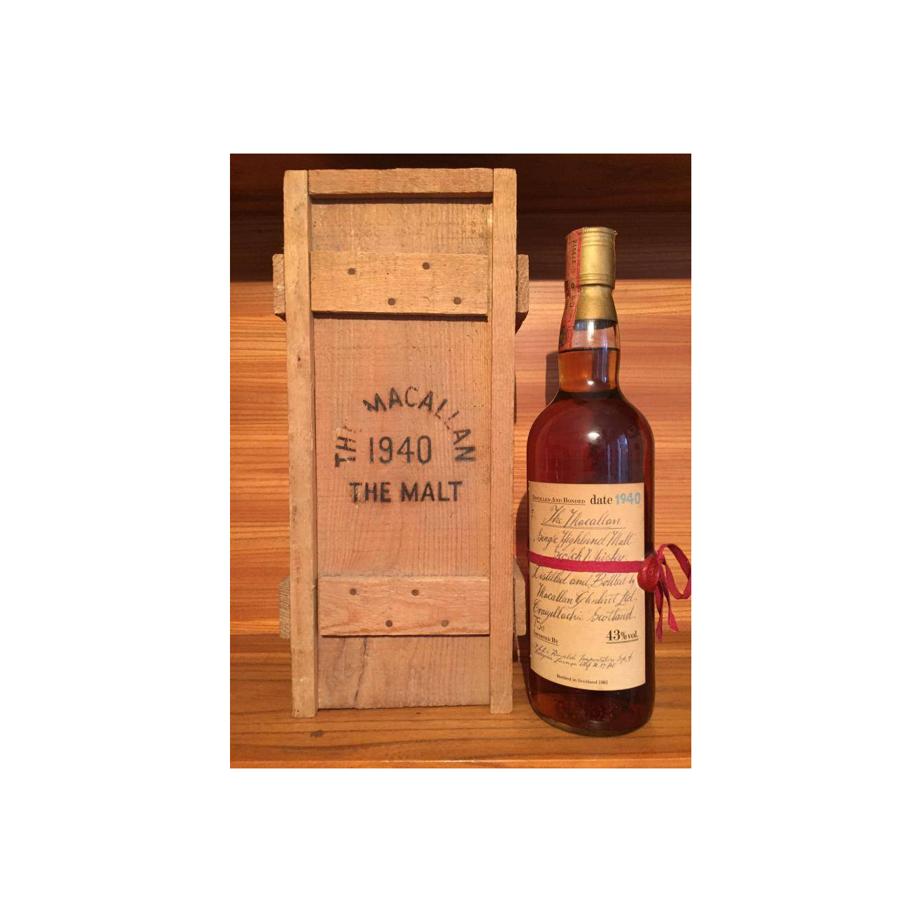 The Macallan 1940 41 Years Single Malt Whisky