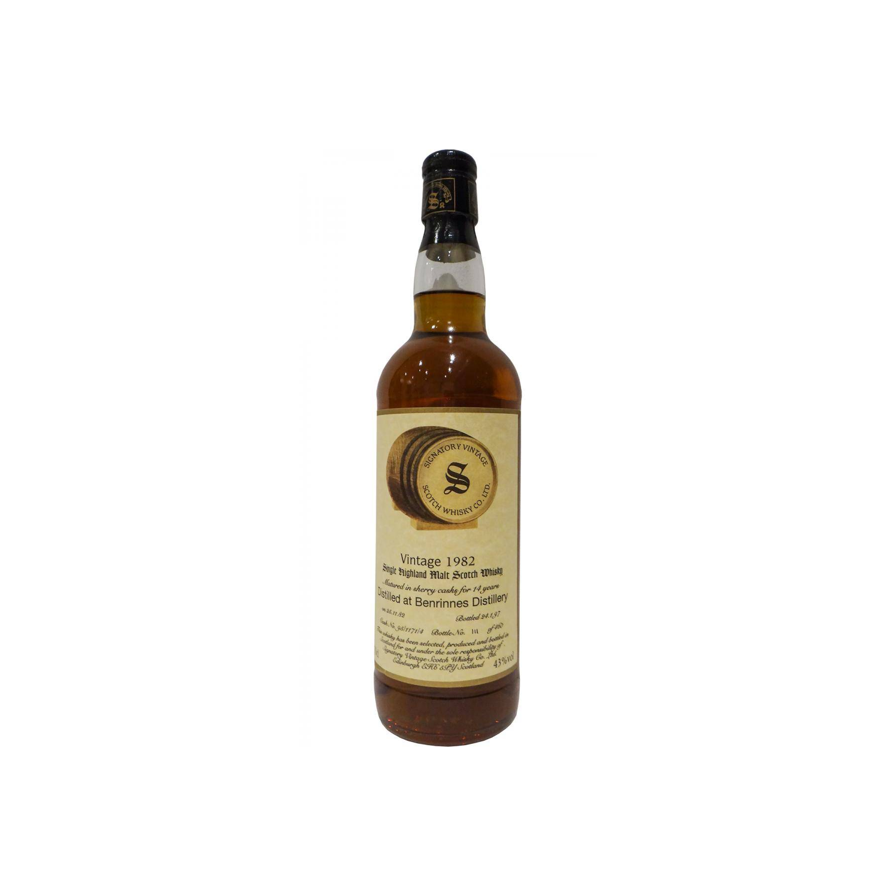 Benrinnes Vintage Collection 1982 14 Years Single Malt Whisky