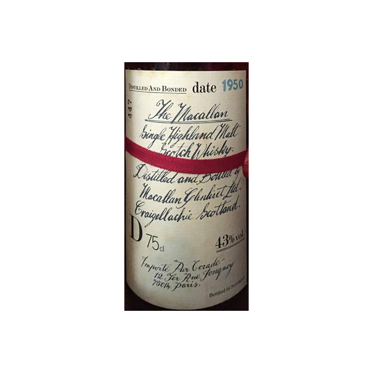 The Macallan 1950 Single Malt Whisky