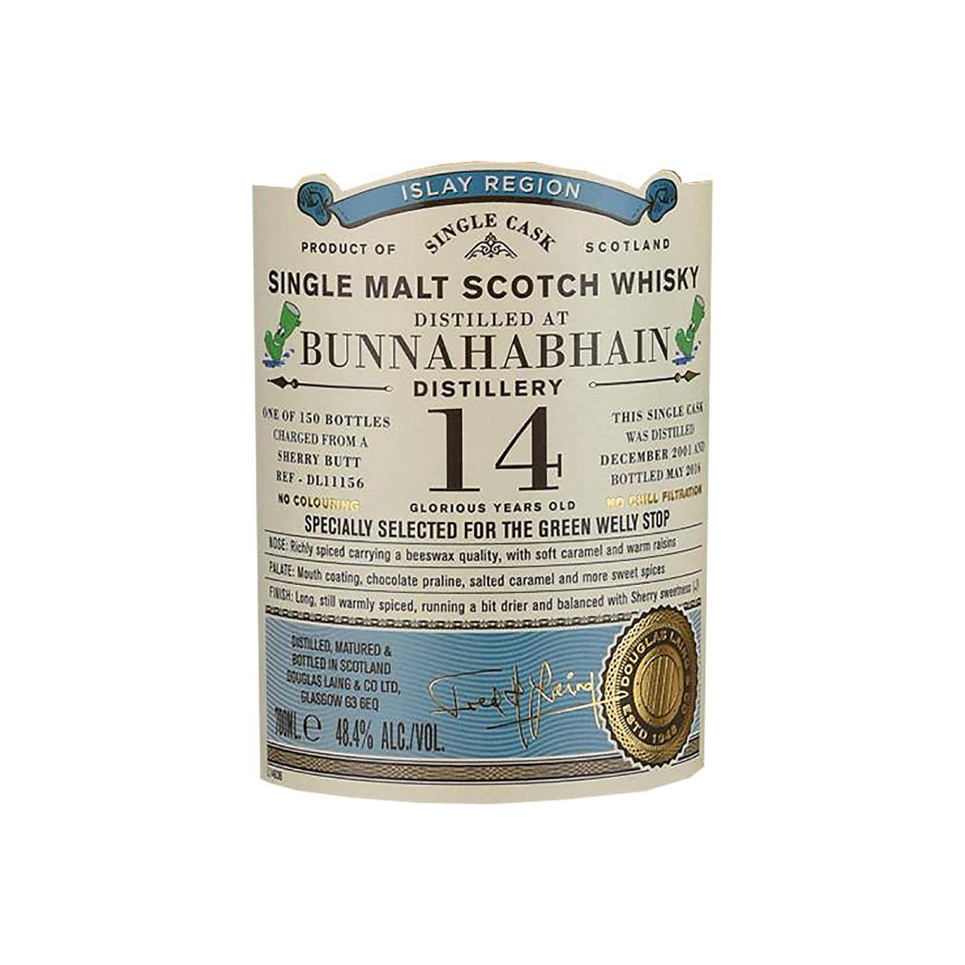 Bunnahabhain Old Particular 2001 14 Years Single Malt Whisky 2