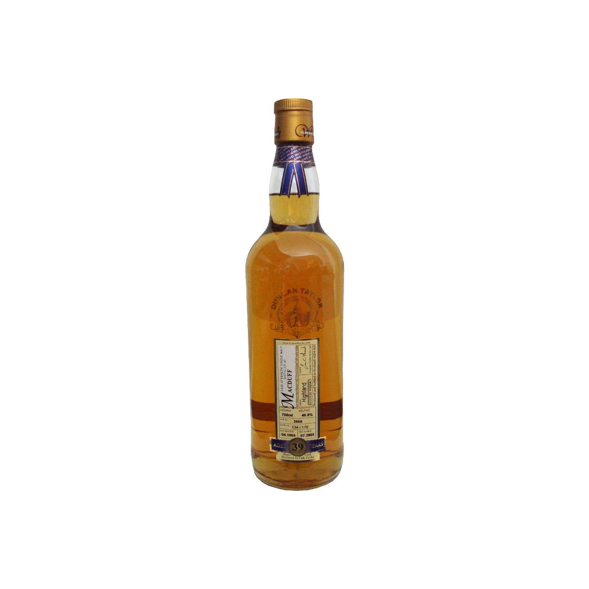 Macduff Rare Auld 1969 39 Years Single Malt Whisky