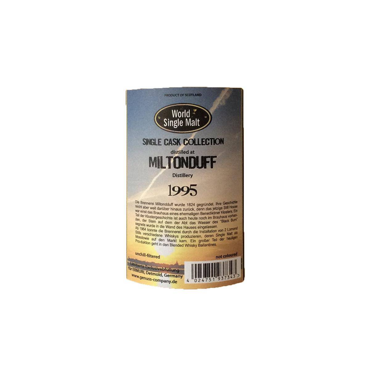 Miltonduff 1995 19 Years Single Malt Whisky 2