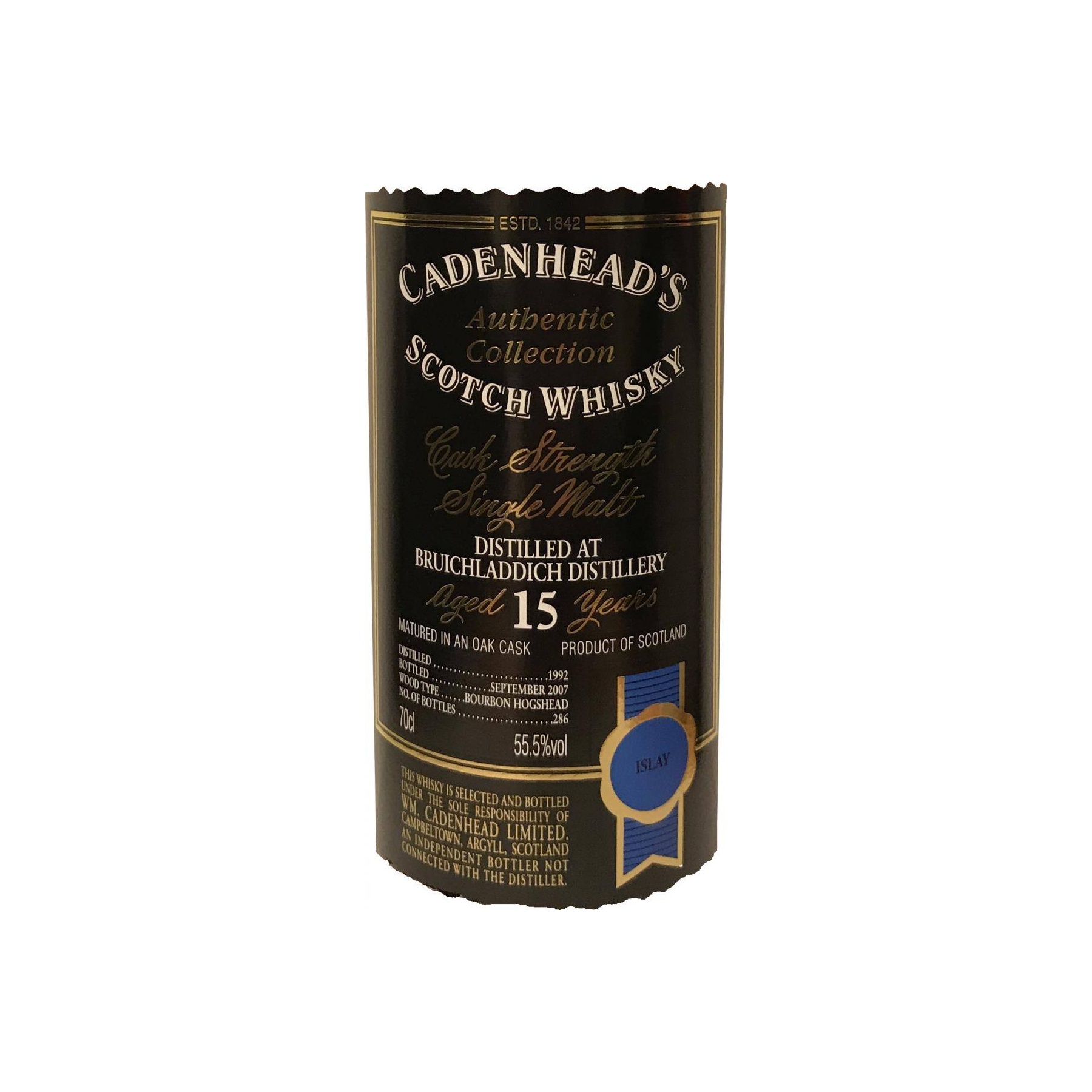 Bruichladdich Authentic Collection 1992 15 Years Single Malt Whisky 2