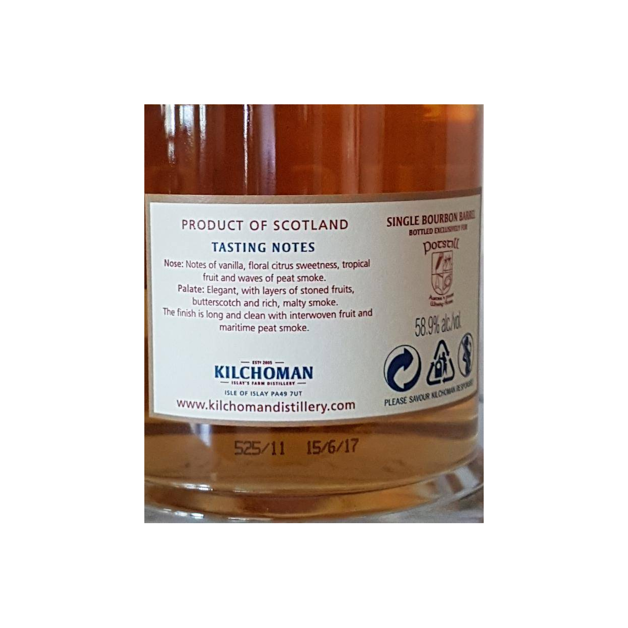Kilchoman 2011 5 Years Single Malt Whisky 3