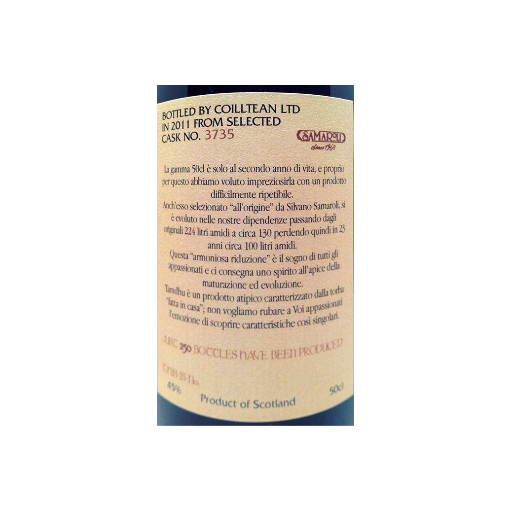 Tamdhu 1988 23 Years Single Malt Whisky 3