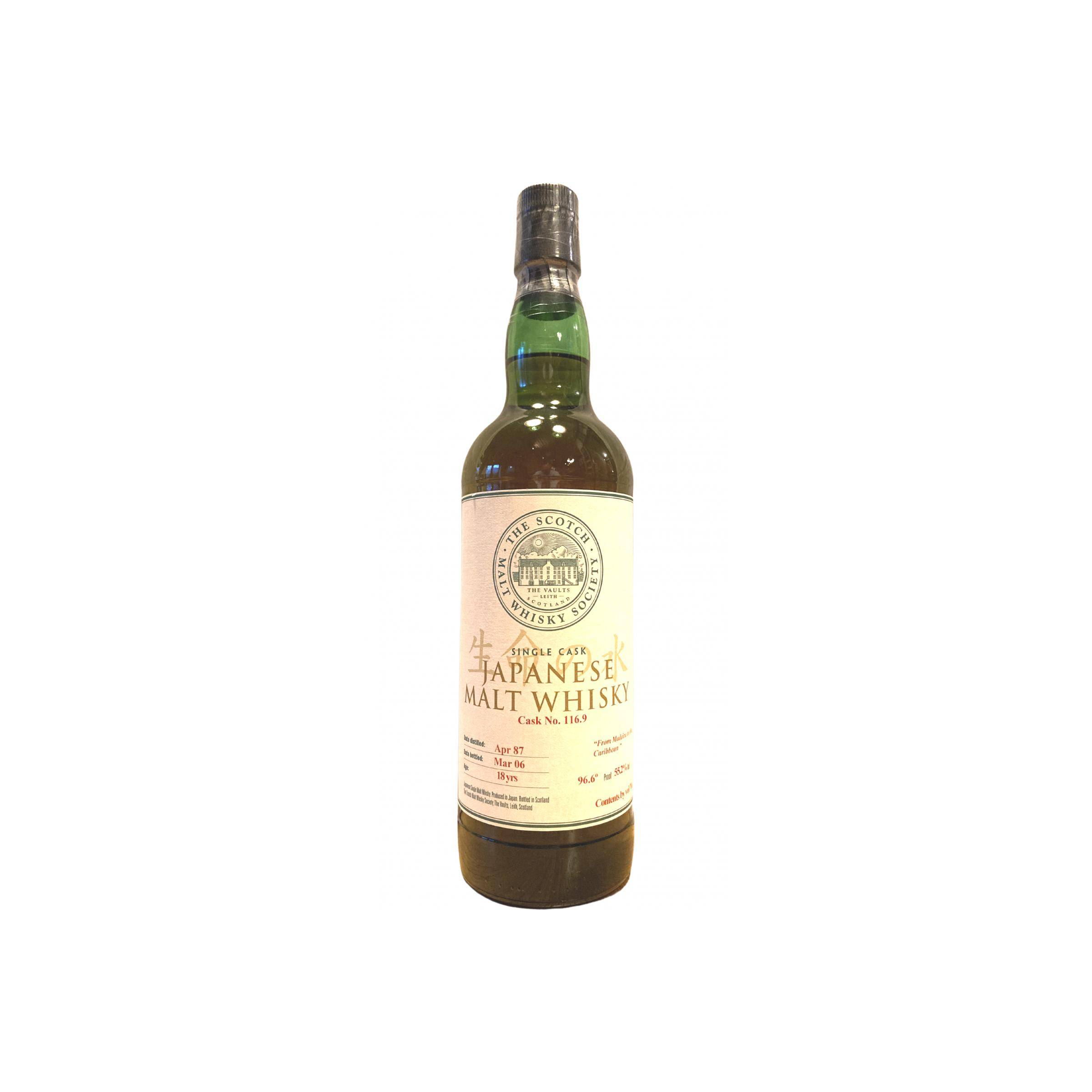 The Scotch Malt Whisky Society 1987 18 Years Single Malt Whisky
