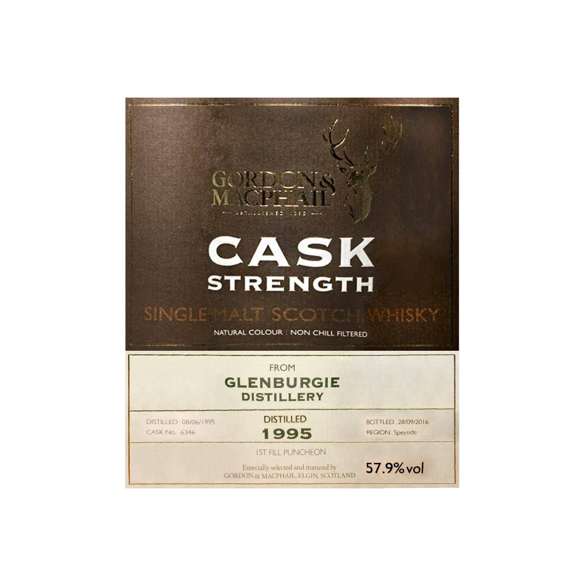 Glenburgie Cask Strength Collection 1995 21 Years Single Malt Whisky 2