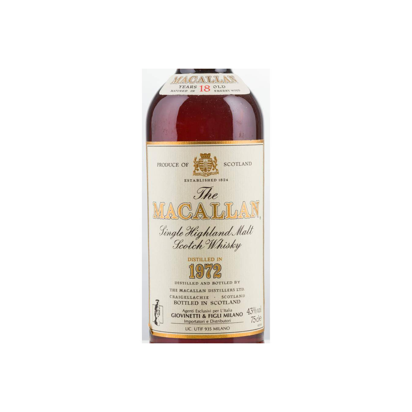 The Macallan 1972 18 Years Single Malt Whisky 2