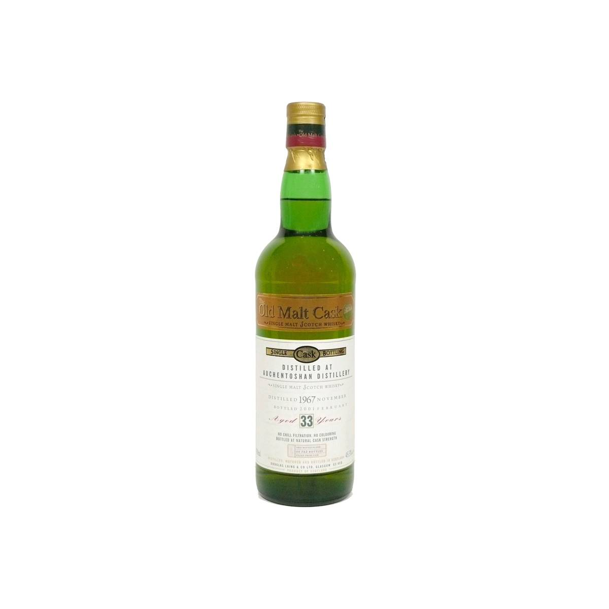 Auchentoshan Old Malt Cask 1967 33 Years Single Malt Whisky