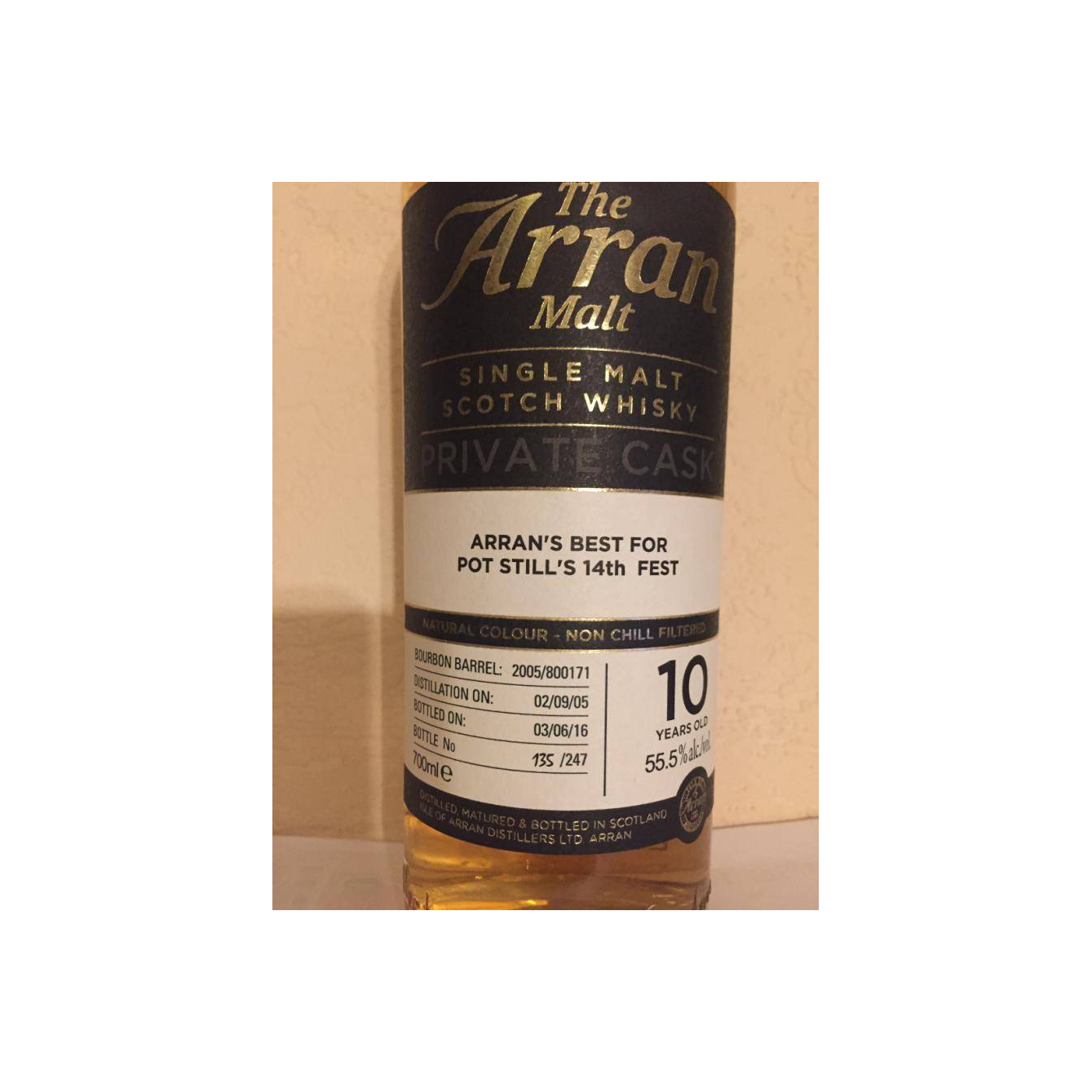 Arran Private Cask 2005 10 Years Single Malt Whisky 2