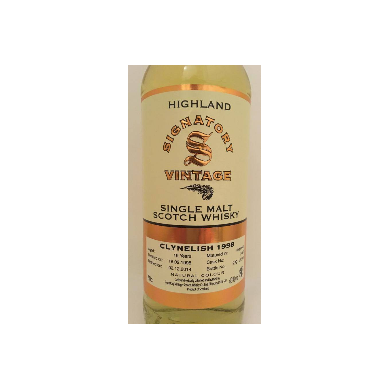 Clynelish Vintage Collection 1998 16 Years Single Malt Whisky 2