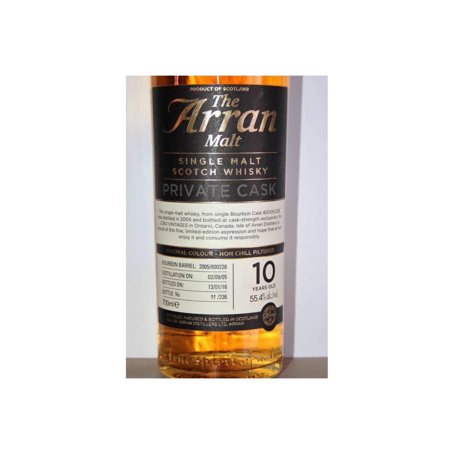Arran Private Cask 2005 10 Years Single Malt Whisky 2