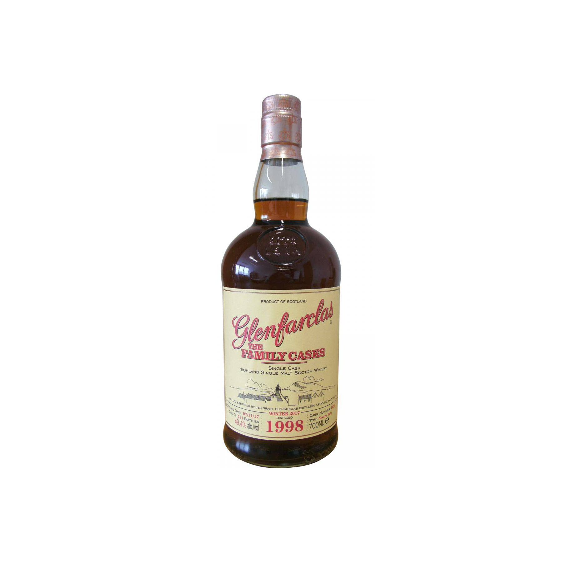 Glenfarclas 1998 19 Years Single Malt Whisky