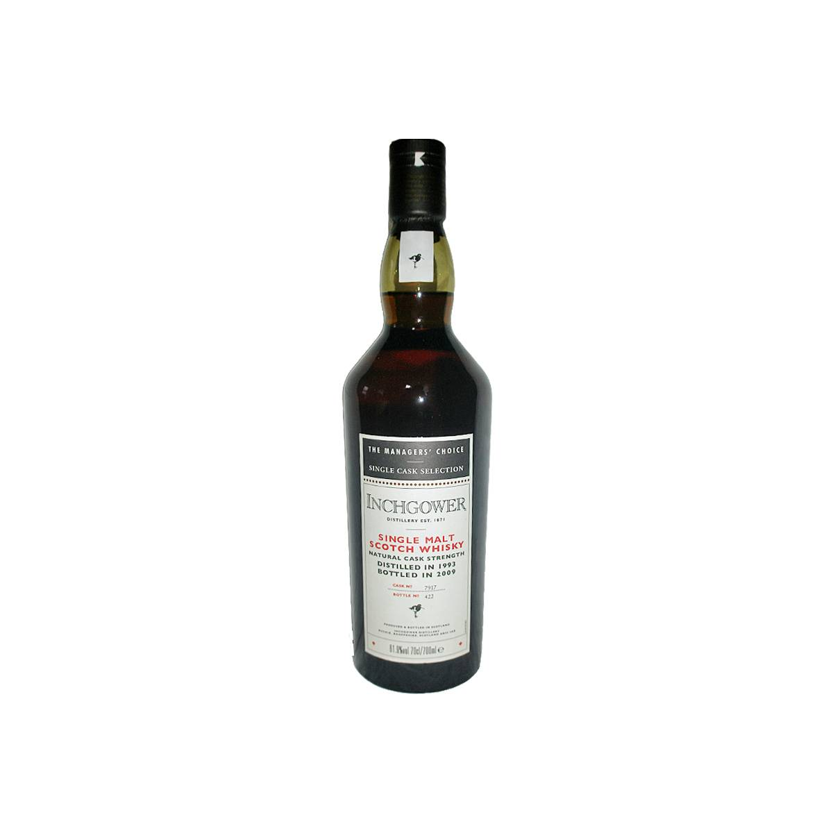 Inchgower 1993 15 Years Single Malt Whisky