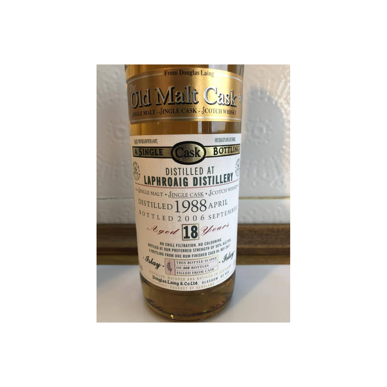 Laphroaig Old Malt Cask 1988 18 Years Single Malt Whisky 3