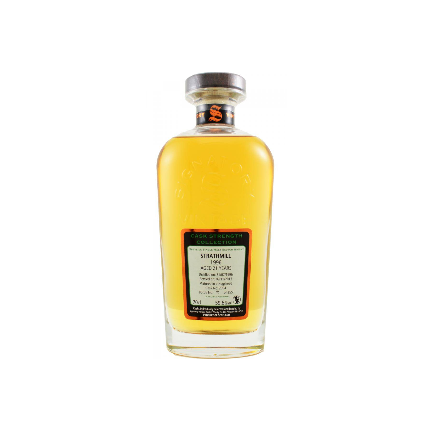 Strathmill Cask Strength Collection 1996 21 Years Single Malt Whisky