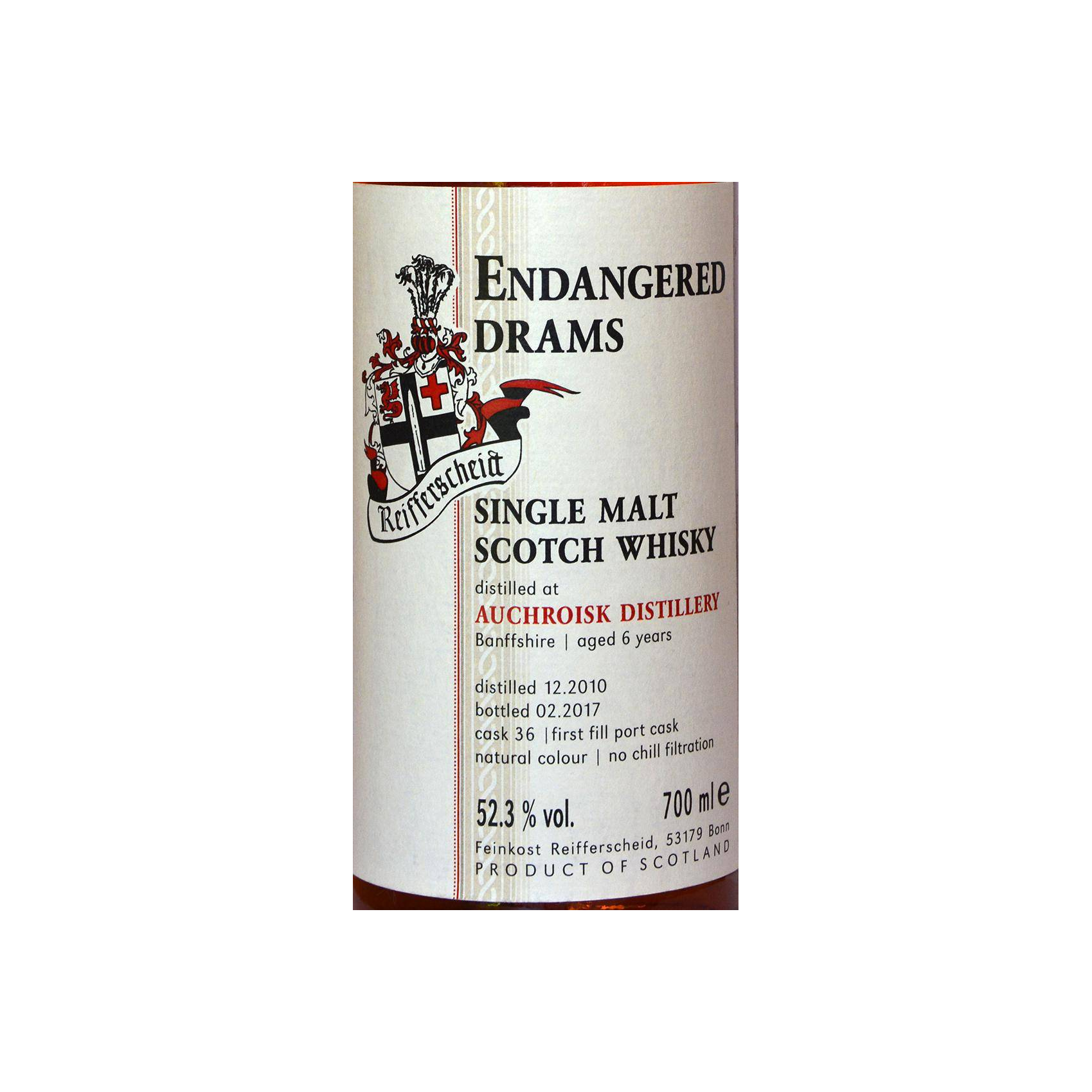 Auchroisk 2010 6 Years Single Malt Whisky 2